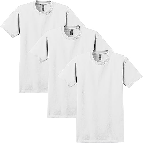 Gildan Unisex T-shirt aus Ultra-baumwolle, Stil G2000 T-Shirt, Weiß (3er-pack), XL von Gildan