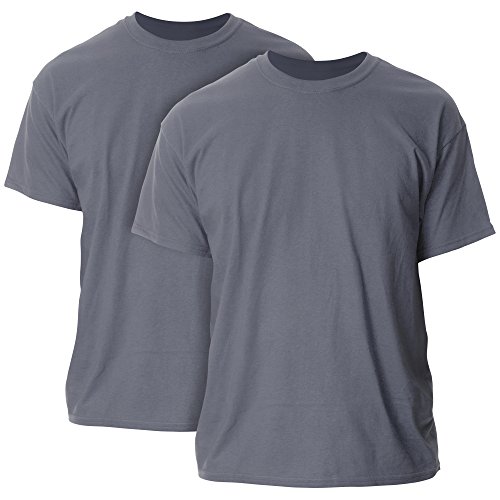 Gildan Unisex-Erwachsene Ultra Cotton Style G2000 Multipack T-Shirt, Anthrazit (2er-Pack), 3XL von Gildan