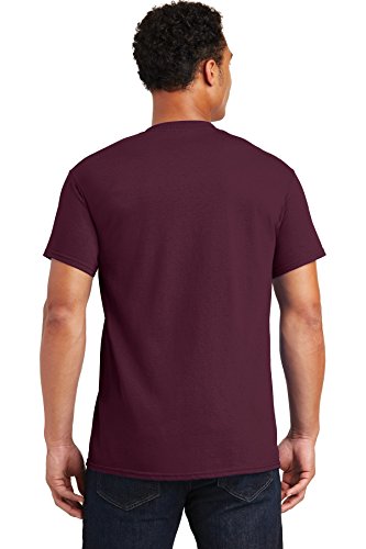 Gildan Herren Ultra Cotton Style G2000, 2er-Pack T-Shirt, Kastanienbraun, XL von Gildan