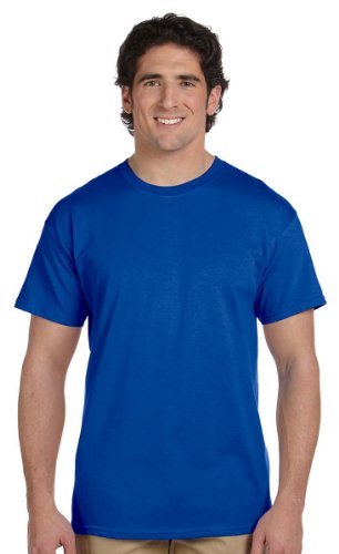 Gildan Herren Ultra Cotton T-Shirt f r Erwachsene, 2er-Pack, k nigsblau, L von Gildan
