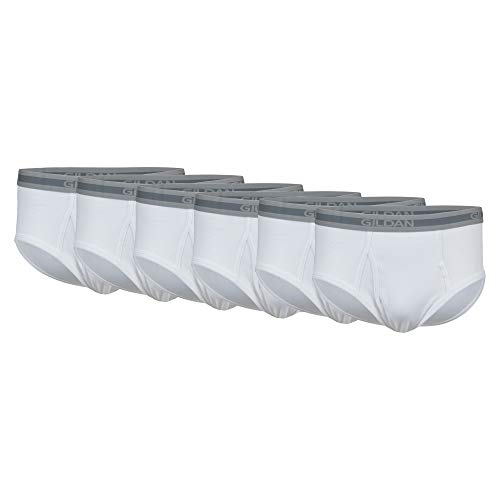 Gildan Herren unterwäsche, Multipack Slip, Weiß (6 Stück), Medium (6er Pack) von Gildan