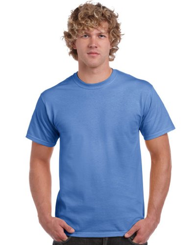 Gildan Herren schwerem Baumwolle T-Shirt, Blau (Carolina Blue), XL von Gildan