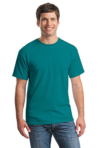 Gildan Herren schwerem Baumwolle T-Shirt, Blau (antike Jadekuppel, M von Gildan