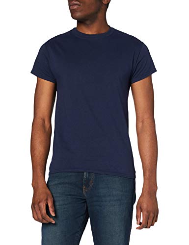 Gildan Herren schwerem Baumwolle T-Shirt, blau (Marineblau), M von Gildan
