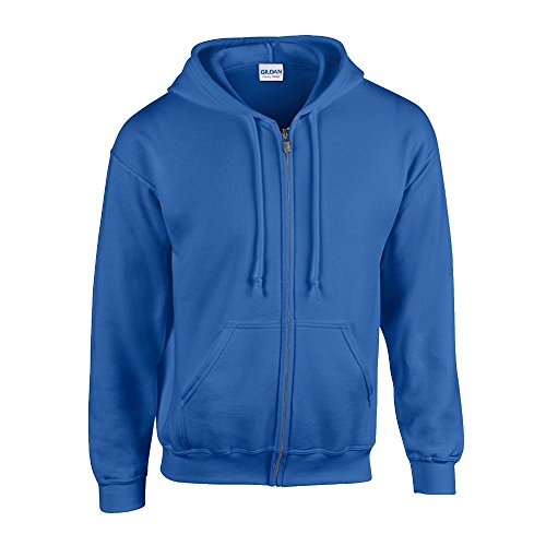 Gildan - Kapuzen-Sweatjacke 'Heavyweight Full Zip' / Royal, 3XL von Gildan