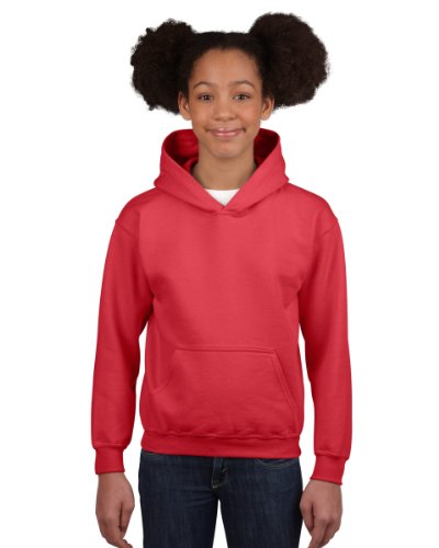 Gildan Kinder Unisex Hoodie / Sweatshirt mit Kapuze S,Rot von Gildan