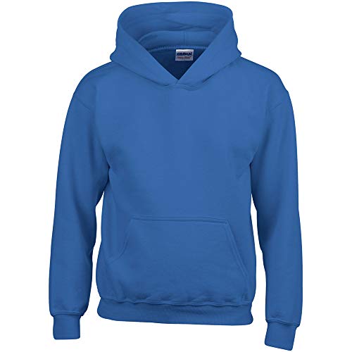 Gildan Kinder Unisex Hoodie / Sweatshirt mit Kapuze XS,Königsblau von Gildan