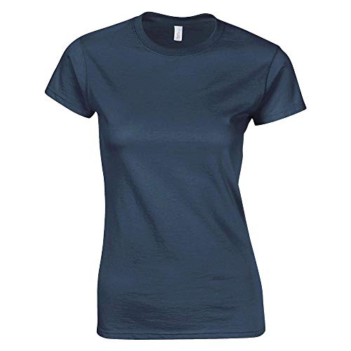 Gildan - Ladies Fitted Softstyle T-Shirt / Indigo Blue, L von Gildan