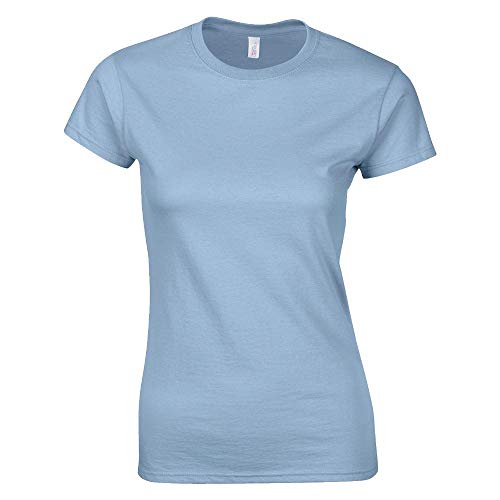 Gildan - Ladies Fitted Softstyle T-Shirt / Light Blue, L von Gildan