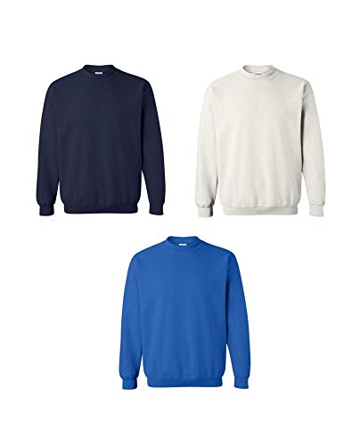 Gildan Men's Fleece Crewneck Sweatshirt 3-Pack von Gildan