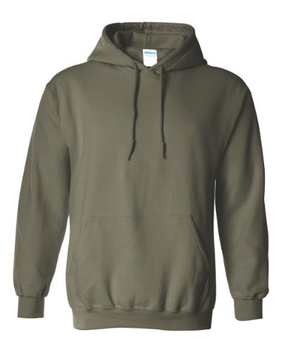 Gildan Men's Rib Knit Pouch Pocket Hooded Sweatshirt von Gildan