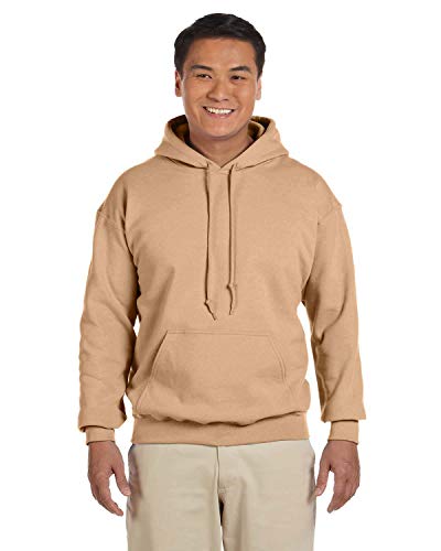 Gildan Mens 7.75 Oz. Heavy Blend? 50/50 Hood (G185) -Old Gold -L von Gildan