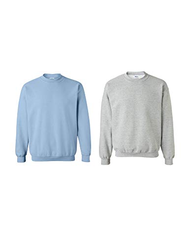 Gildan Mens Fleece Crewneck Athletic Sweatshirt (2-Pack) von Gildan