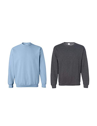 Gildan Mens Fleece Crewneck Athletic Sweatshirt (2-Pack) von Gildan