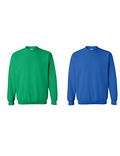 Gildan Mens Fleece Crewneck Athletic Sweatshirt (2-Pack) von Gildan