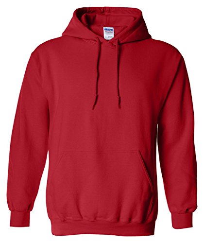 Gildan Sweatshirt mit Kapuze "Heavy Blend" Gr. 58, rot von Gildan