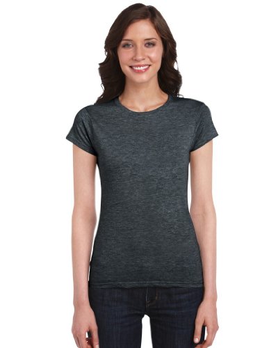 Gildan Softstyle ™ Frauen ringgesponnene T-Shirt Dunkle Heather M von Gildan
