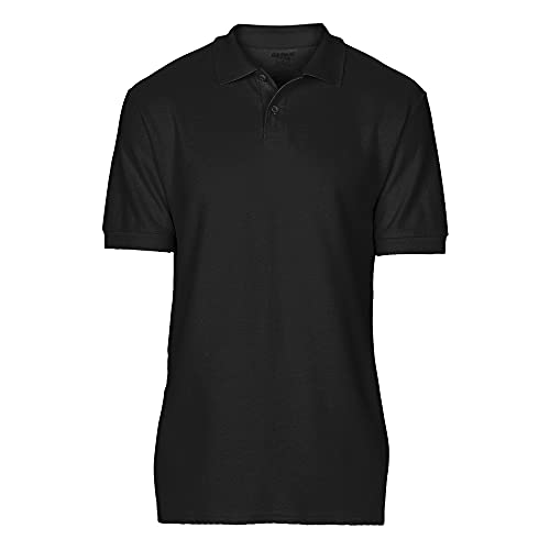 Gildan Softstyle Herren Poloshirt mit Doppelspitze, kurzärmelig, UTBC3718_3, Schwarz, UTBC3718_3 L von Gildan