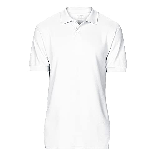 Gildan Softstyle Poloshirt aus Pique für Herren, UTBC3718_72, Weiß, UTBC3718_72 Medium von Gildan