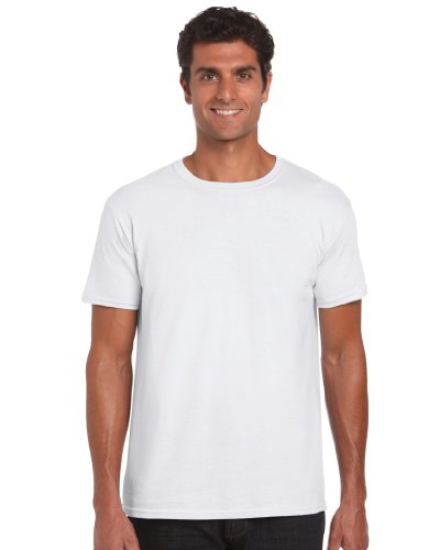 Gildan Softstyle T-Shirt ringgesponnen GD01- Herren XL - Weiß von Gildan
