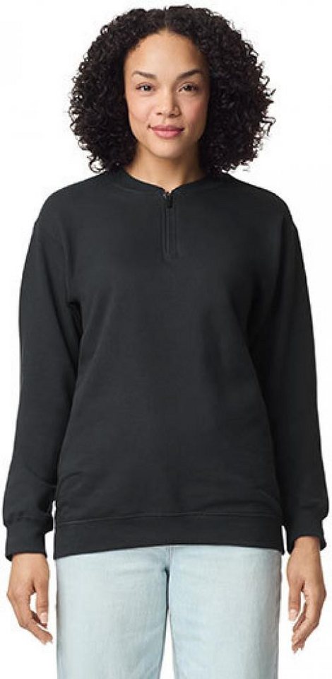 Gildan Sweatshirt Softstyle® Midweight Adult Fleece 1/4 Zip Sweatshirt Damen von Gildan