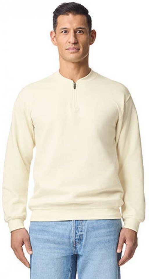 Gildan Sweatshirt Softstyle® Midweight Adult Fleece 1/4 Zip Sweatshirt Damen von Gildan