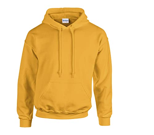 Gildan Sweatshirt mit Kapuze Heavy Blend 3XL,1x Gold & 1 HLKauf Block von Gildan