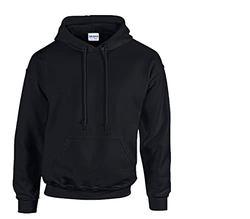 Gildan Sweatshirt mit Kapuze Heavy Blend 3XL,1x Schwarz & 1 HLKauf Block von Gildan