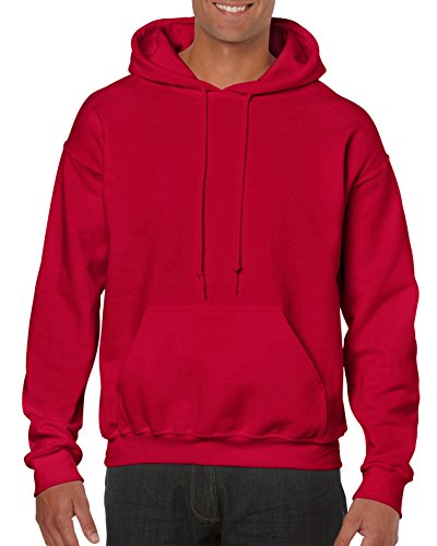 Gildan Sweatshirt mit Kapuze "Heavy Blend" Gr. XXXXXL, rot von Gildan