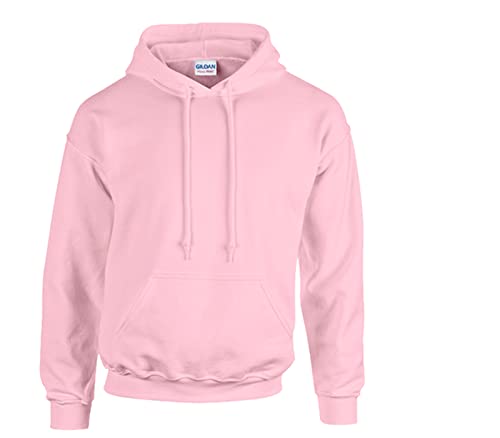 Gildan Sweatshirt mit Kapuze Heavy Blend L, 1x Light Pink & 1 HLKauf Block von Gildan