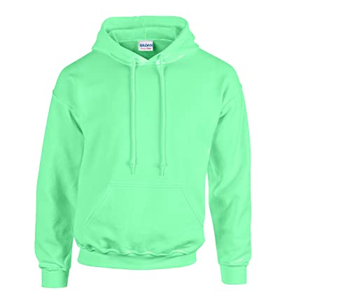 Gildan Sweatshirt mit Kapuze Heavy Blend L, 1x Mint & 1 HLKauf Block von Gildan