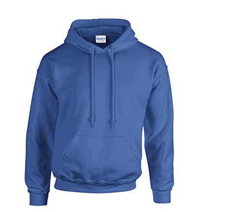 Gildan Sweatshirt mit Kapuze Heavy Blend L, 1x Royal & 1 HLKauf Block von Gildan