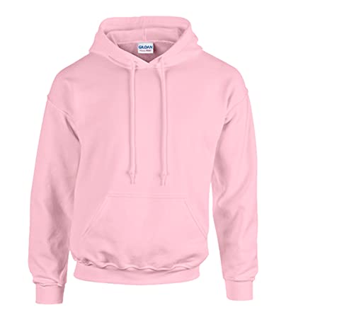 Gildan Sweatshirt mit Kapuze Heavy Blend M,1x Light Pink & 1 HLKauf Block von Gildan