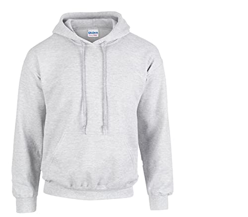 Gildan Sweatshirt mit Kapuze Heavy Blend XL, 1x Ash Grey & 1 HLKauf Block von Gildan