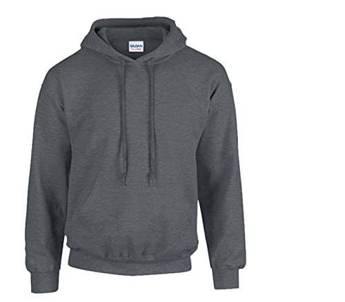 Gildan Sweatshirt mit Kapuze Heavy Blend XL, 1x Dark Heather & 1 HLKauf Block von Gildan