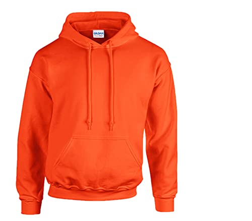 Gildan Sweatshirt mit Kapuze Heavy Blend XL, 1x Orange & 1 HLKauf Block von Gildan