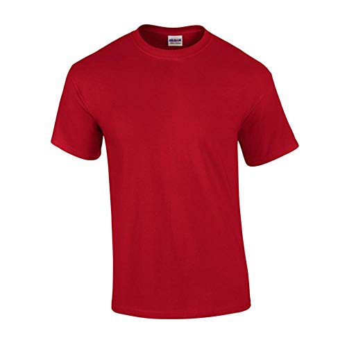 Gildan - T-Shirt 'Ultra Cotton' / Cherry Red, 4XL von Gildan