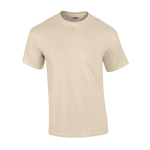 Gildan - T-Shirt 'Ultra Cotton' 3XL,Sand von Gildan