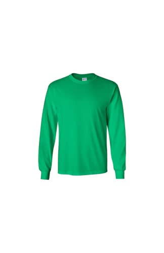 Gildan Ultra Cotton Langarm-T-Shirt (G240), Militärgrün, (Irish, XX-Large von Gildan