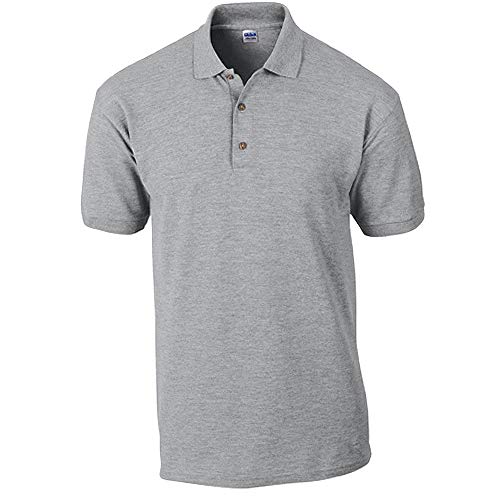 Gildan - Ultra Cotton Ringspun Piqué-Poloshirt - bis Gr. 5XL / Sport Grey, L von Gildan
