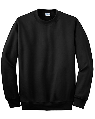 Gildan Herren Asymmetrischer Kapuzenpullover, Schwarz XXL von Gildan