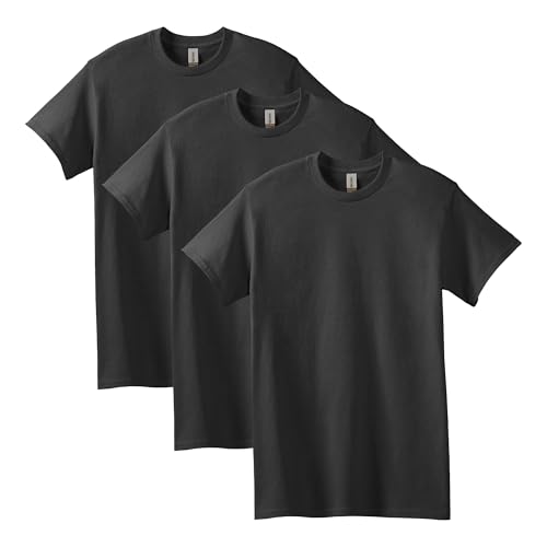 Gildan Unisex T-shirt aus Schwerer Baumwolle, Stil G5000 T-Shirt, Schwarz, XXL von Gildan