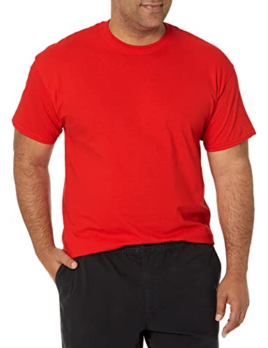 Gildan Unisex-Erwachsene Heavy Cotton T-Shirt, Style G5000, Multipack Hemd, Rot (2er-Pack), XL von Gildan