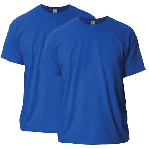 Gildan Unisex-Erwachsene Ultra Cotton, Style G2000, Multipack T-Shirt, Antique Royal (2er-Pack), L von Gildan