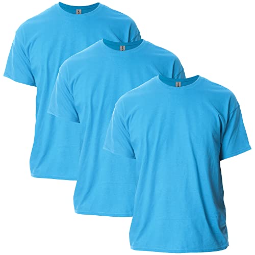 Gildan Unisex-Erwachsene Ultra Cotton, Style G2000, Multipack T-Shirt, Saphir (3er-Pack), XXL von Gildan
