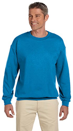 Gildan Unisex Fleece Rundhalsausschnitt, Stil G18000, Multipack Sweatshirt, Blickdicht, Antiker Saphir (1er-Pack), X-Large von Gildan