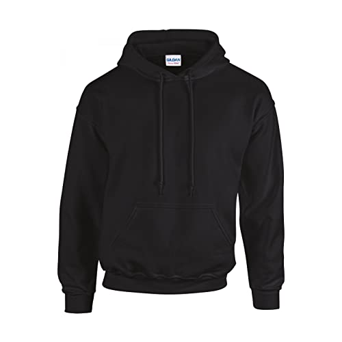 Gildan Unisex Heavy Blend Adult Hooded Sweatshirt, schwarz, M von Gildan