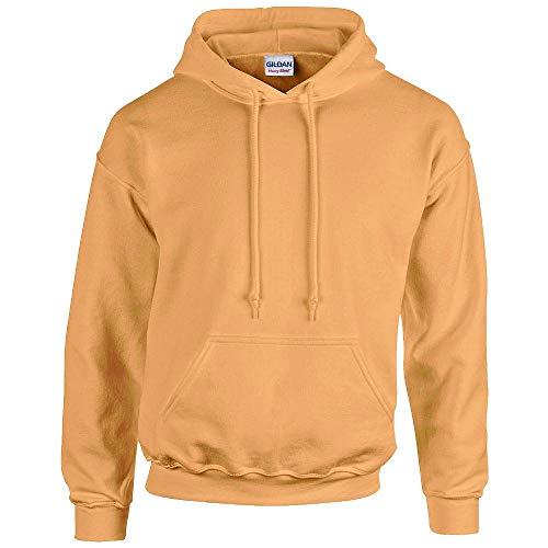 Gildan, G18500 XX, großes und dickes Fleecemischgewebe-Sweatshirt mit Kapuze, für Kinder und Erwachsene, Farbe: rötliches Schwarz-Braun, 5X-Large. von Gildan