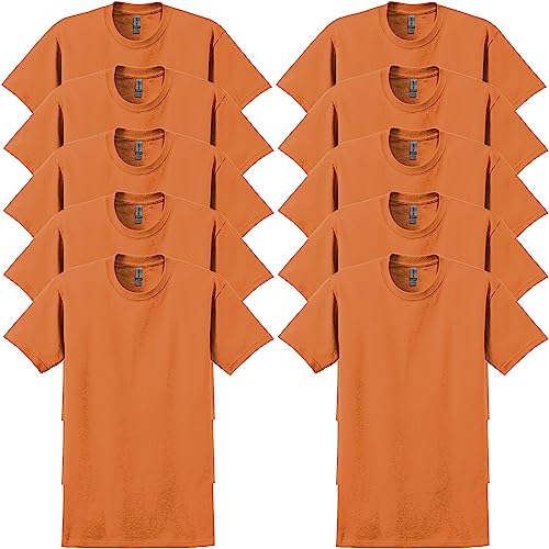 Gildan Unisex T-shirt aus Ultra-baumwolle, Stil G2000 T-Shirt, (Ny) Ny Säkerhet Orange (10-pack), XXL von Gildan