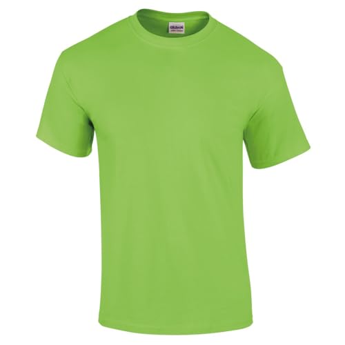 Gildan Unisex Ultra Cotton Adult T-Shirt Tshirt, Limettengrün, L von Gildan